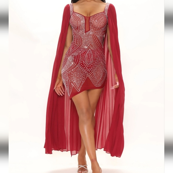 Evening dress - Prom - Red - Medium - Picture 1 of 4